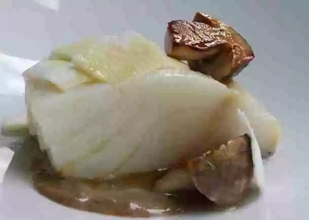 BACALAO CON BOLETUS