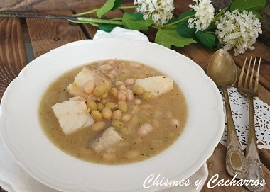 POCHAS CON BACALAO EN SALSA VERDE