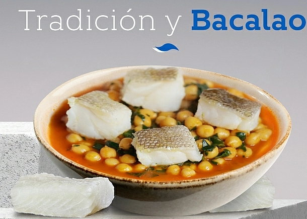 POTAJE DE GARBANZOS CON BACALAO